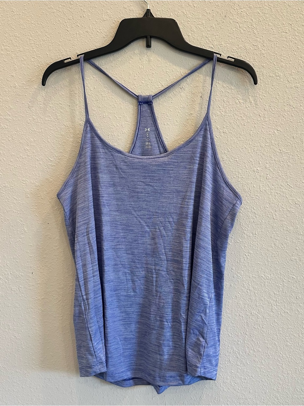 Under Armour HeatGear Purple Strappy Tank Top M Athleisure